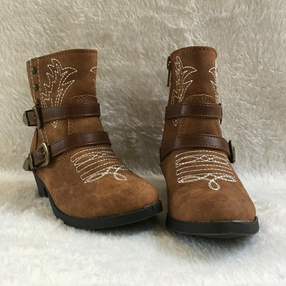 Faded Glory Other - 🦚Pk2🦚 NWOT Faded Glory ankle boots Girls Sz 9